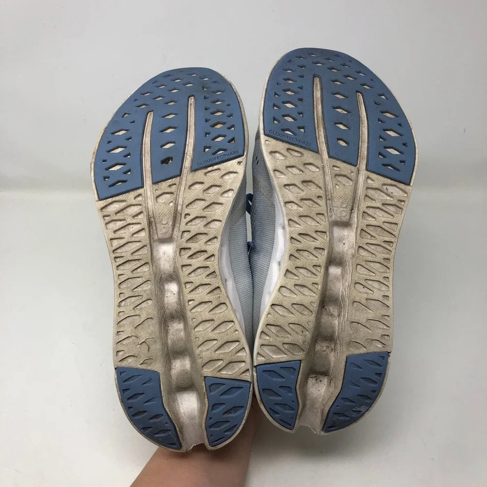 ON On Cloud Cloudsuffer Running Sneaker Womens 9.5 Blue Activewear Gym‎ Workout
